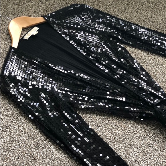 Michael Kors Sequins Black Dress - Picture 2 of 5